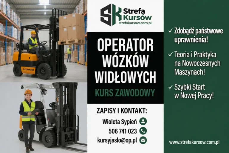 Kurs – Operator wózków jezdniowych 17.07.2026 godzina 15.00