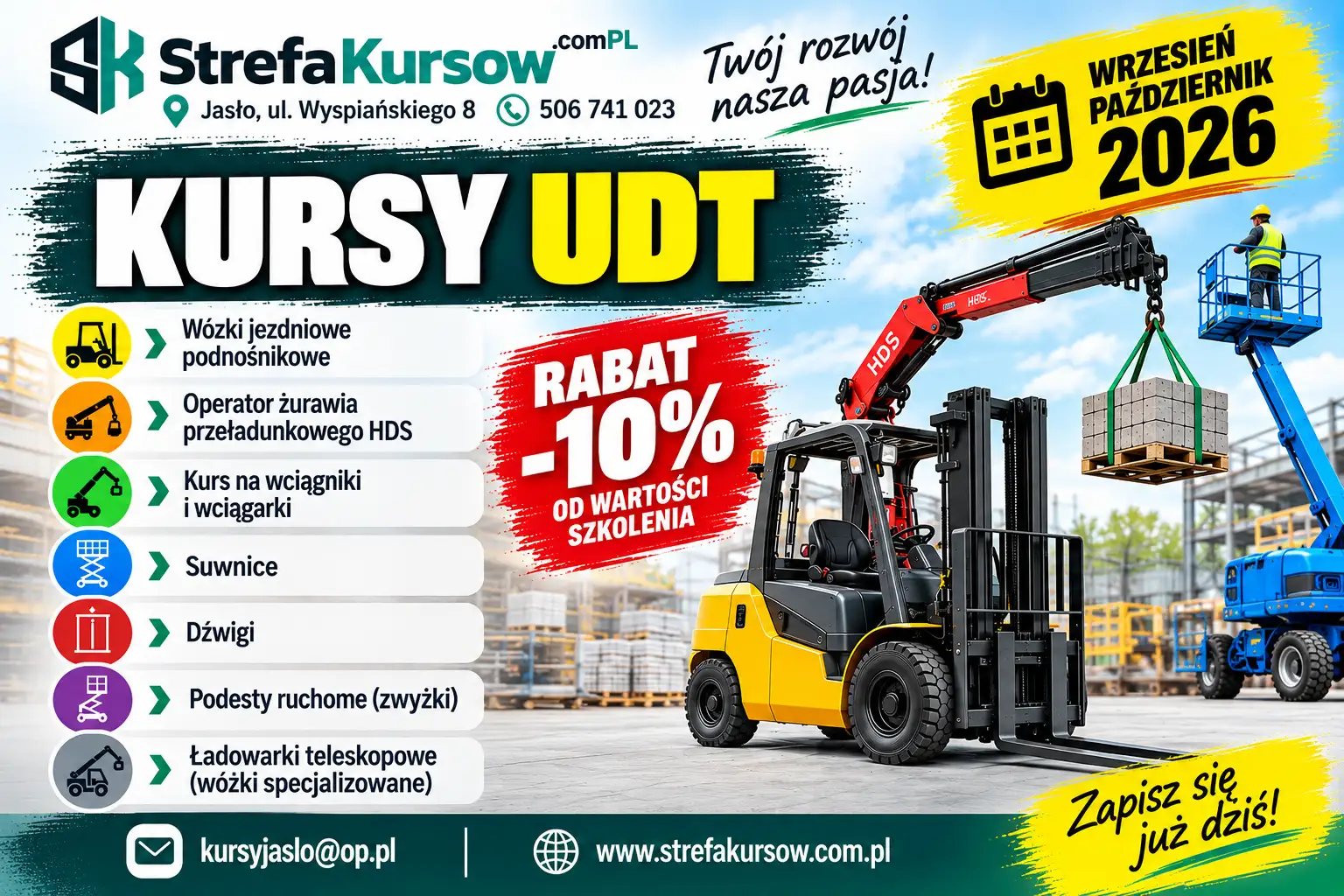 kursy i szkolenia, jasło,